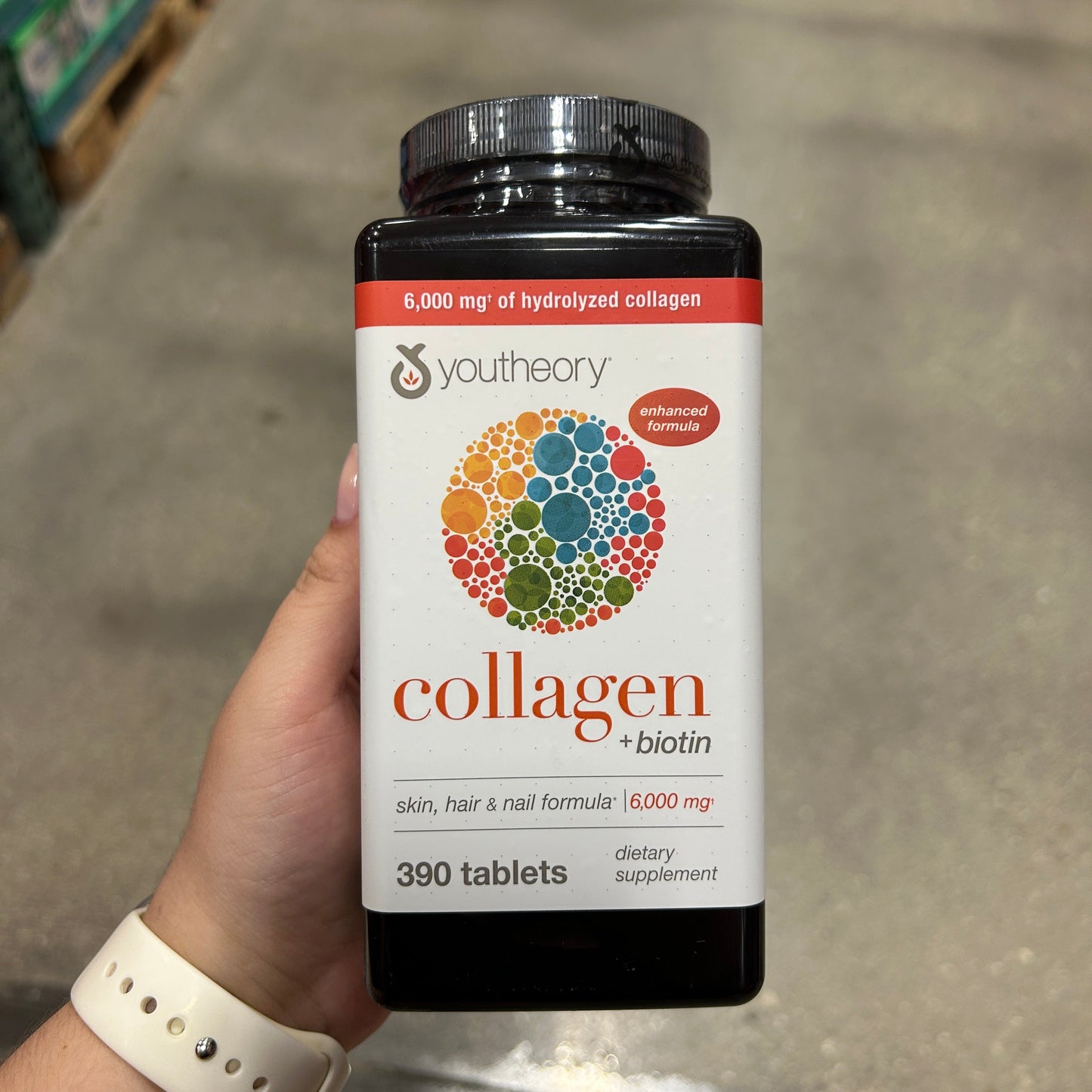 Tabletas de Colágeno + Biotina - Youtheory