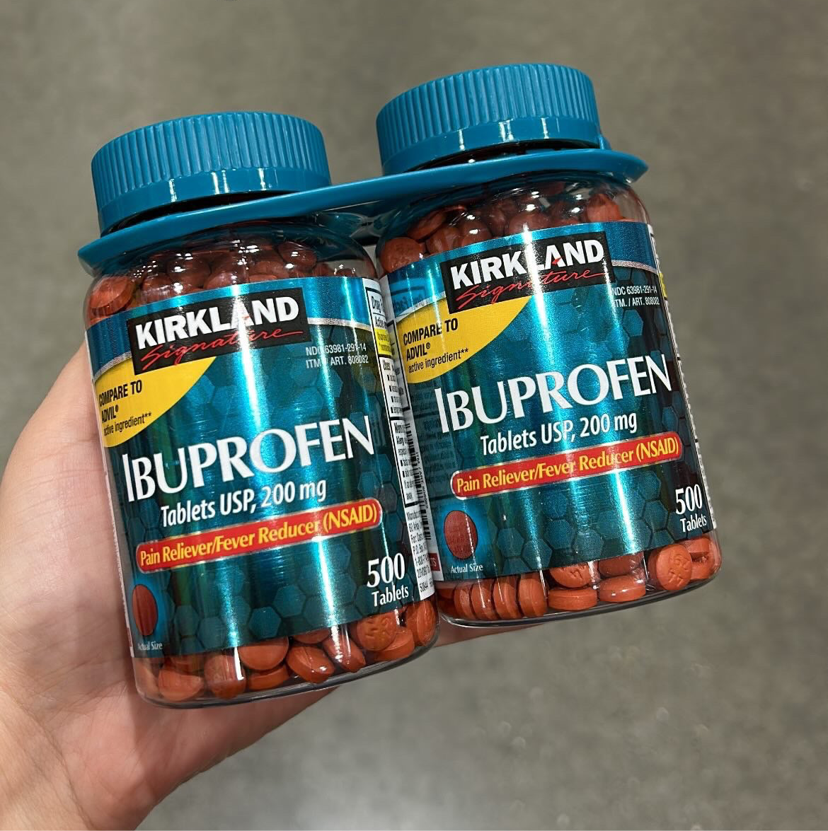 Tabletas Ibuprofeno x2 - Kirkland Signature