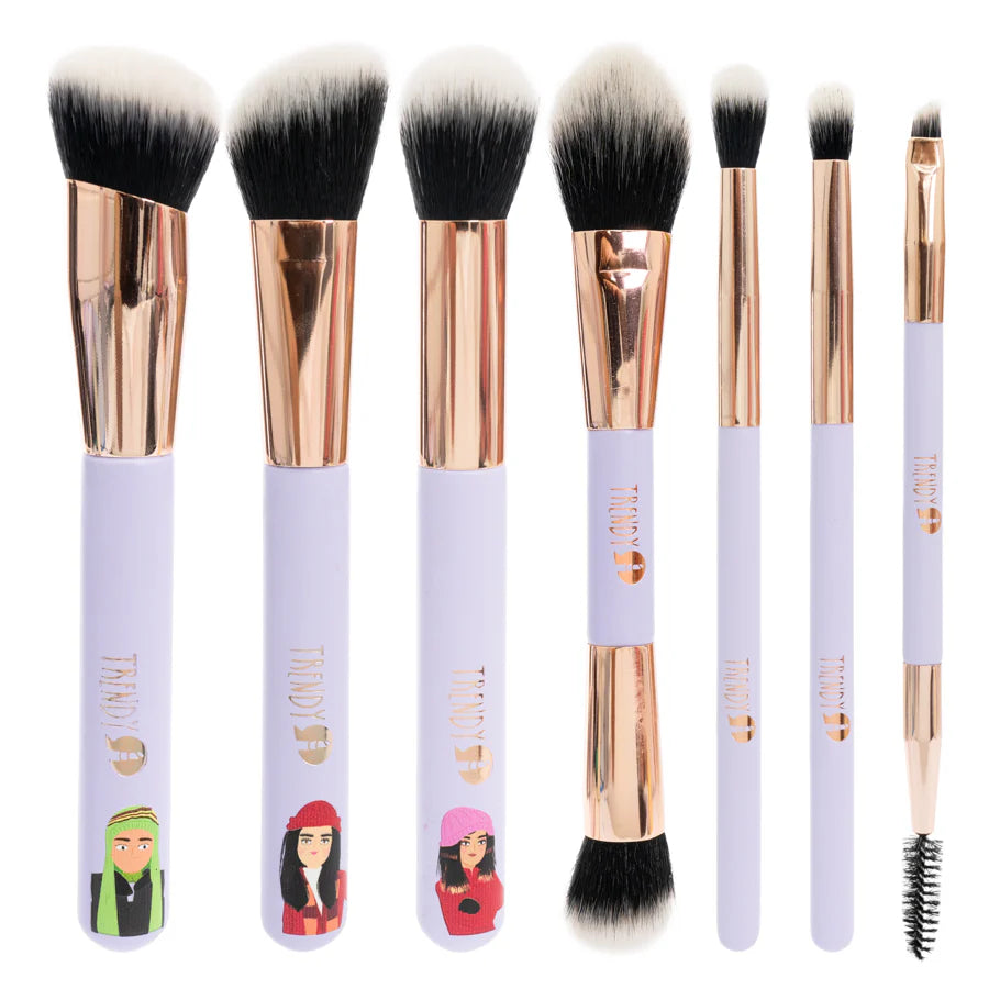 Kit brochas lila RBD - Trendy
