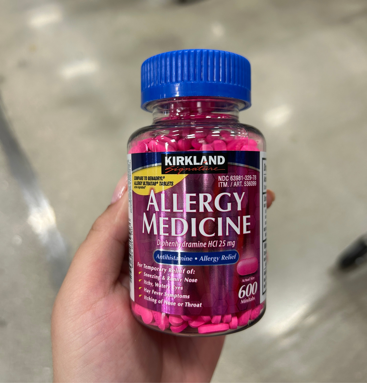 Tabletas para Alergias respiratorias - Kirkland Signature