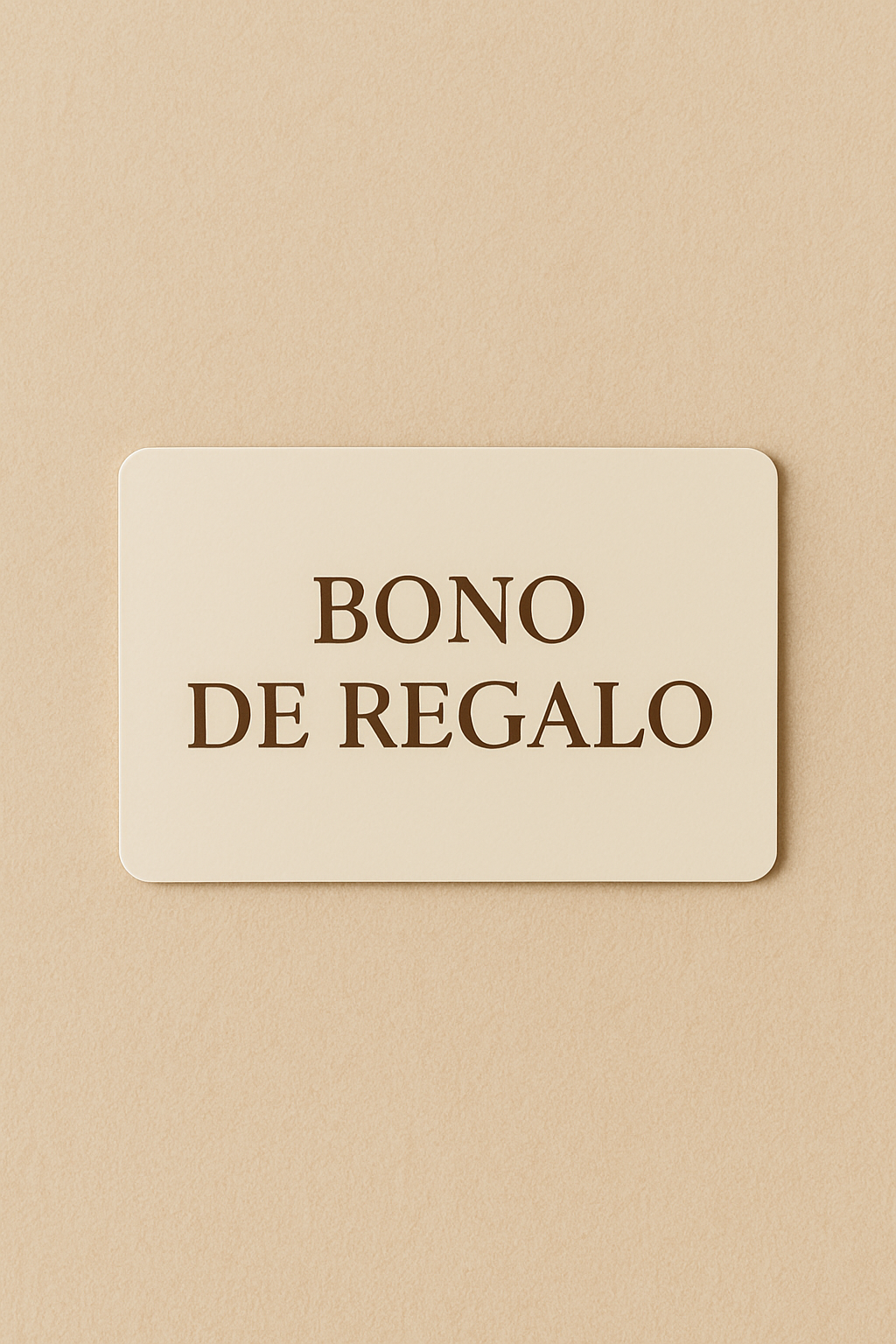 Tarjeta regalo