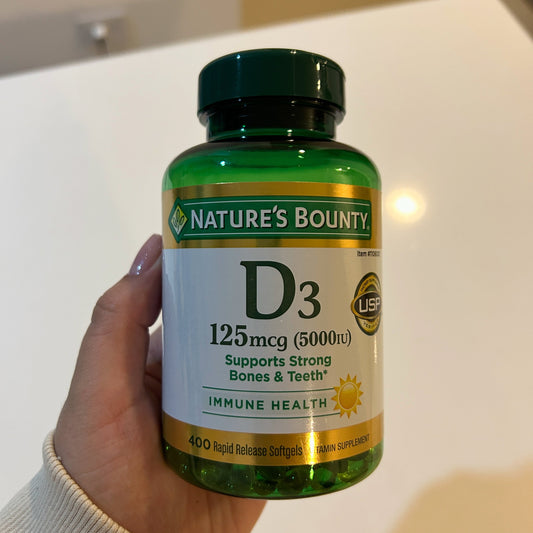 Cápsulas Vitamina D3 - Nature's Bounty