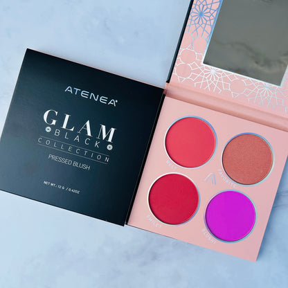 Rubores en sombras x4 Glam Black - Atenea
