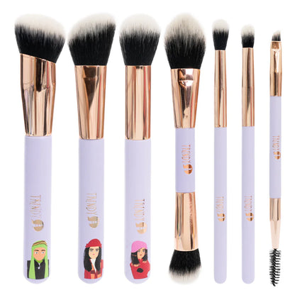 Kit brochas lila RBD - Trendy