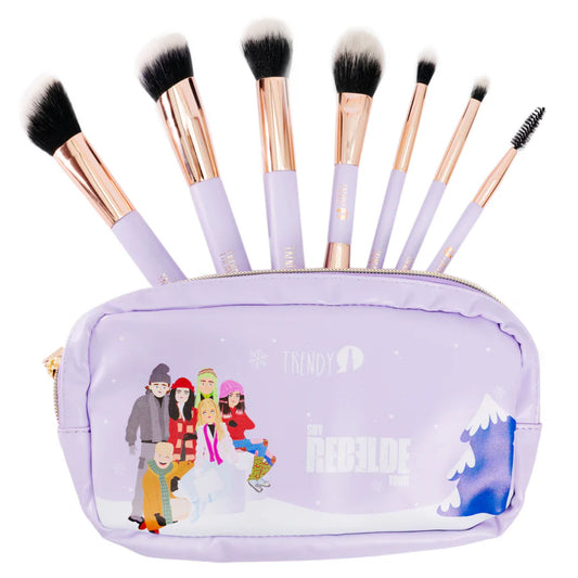 Kit brochas lila RBD - Trendy