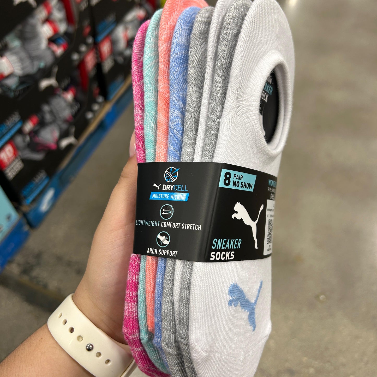 Media talonera Originales Set x8 colores - Puma