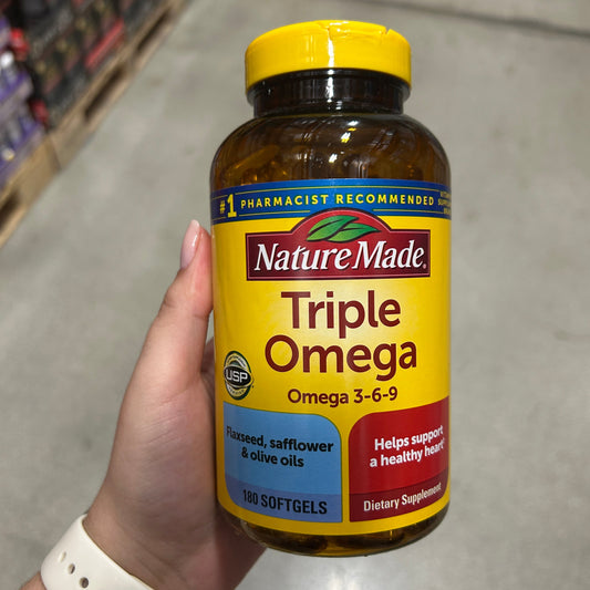 Cápsulas Triple Omega 3-6-9 - Nature Made